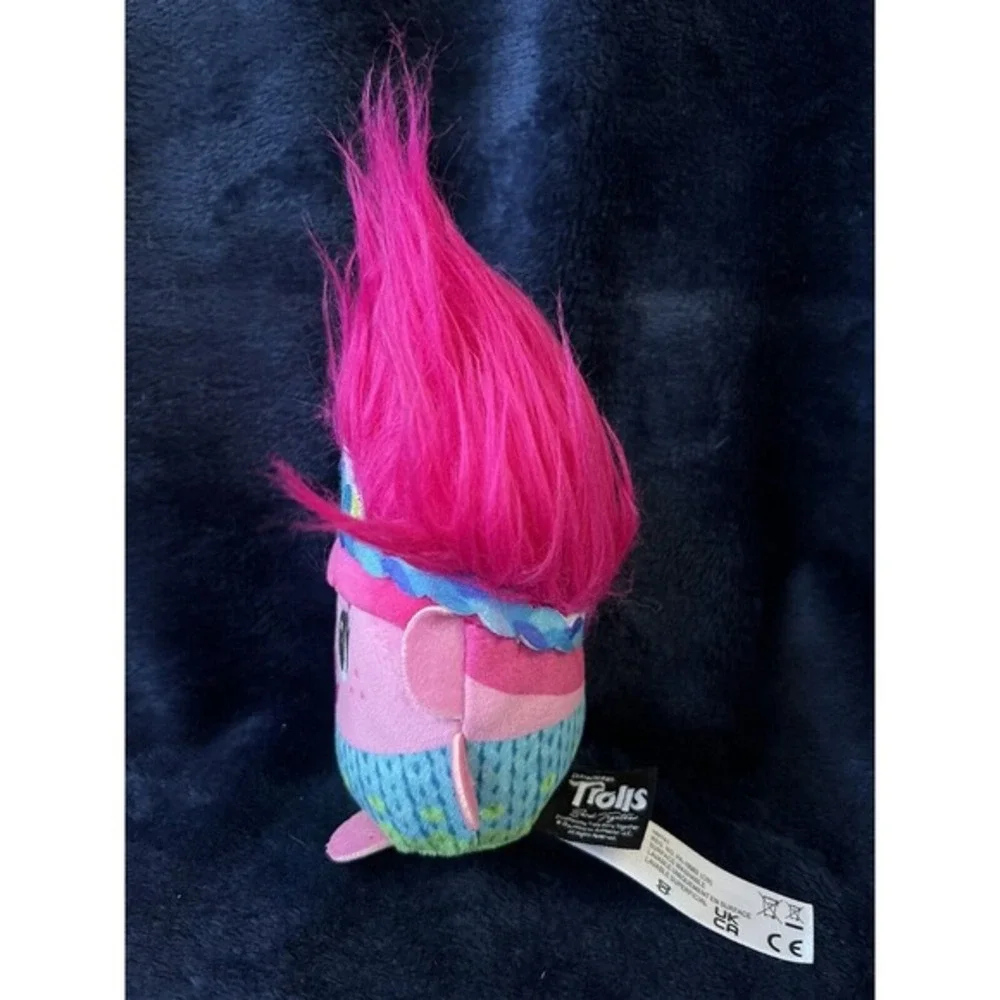 Mattel‎ Trolls Band Together Hairmony Mixers Sound Plush - QUEEN POPPY (6 inch)